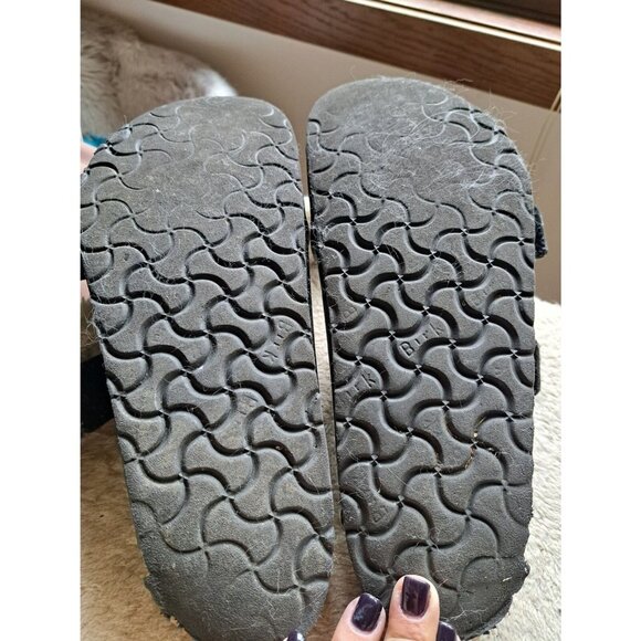 Birkenstock Arizona 2 Strap Slide Sandals Black Size 41 (10-10.5) - Picture 14 of 14